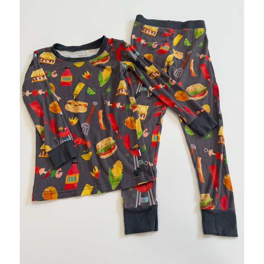 Little Sleepies BBQ Cookout Bamboo Pajama Set 2T